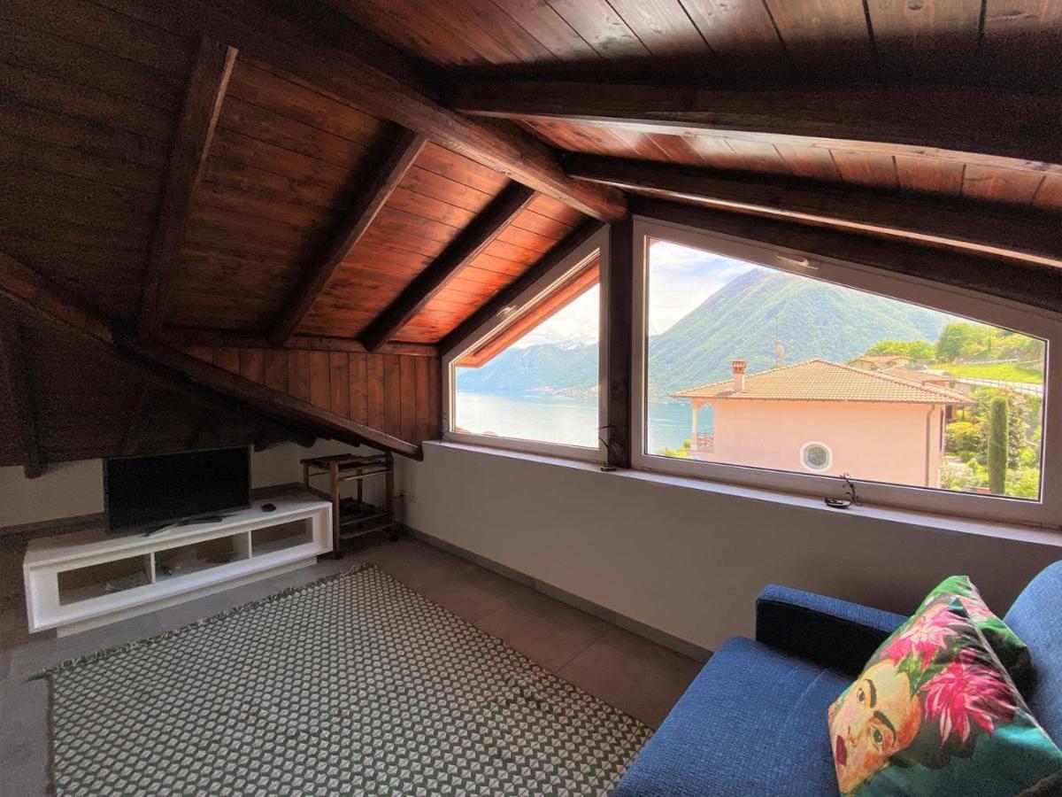 Appartement La Rondinella - Loft With Fantastic View On Lake Como à Argegno Extérieur photo